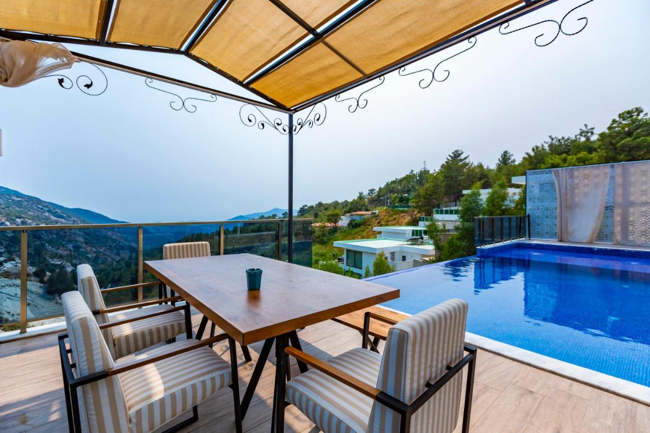 La Villa Celine- Xlarge Villa Complete Privacy In Nature, Pool With Wondeful View Kalkan Exterior photo