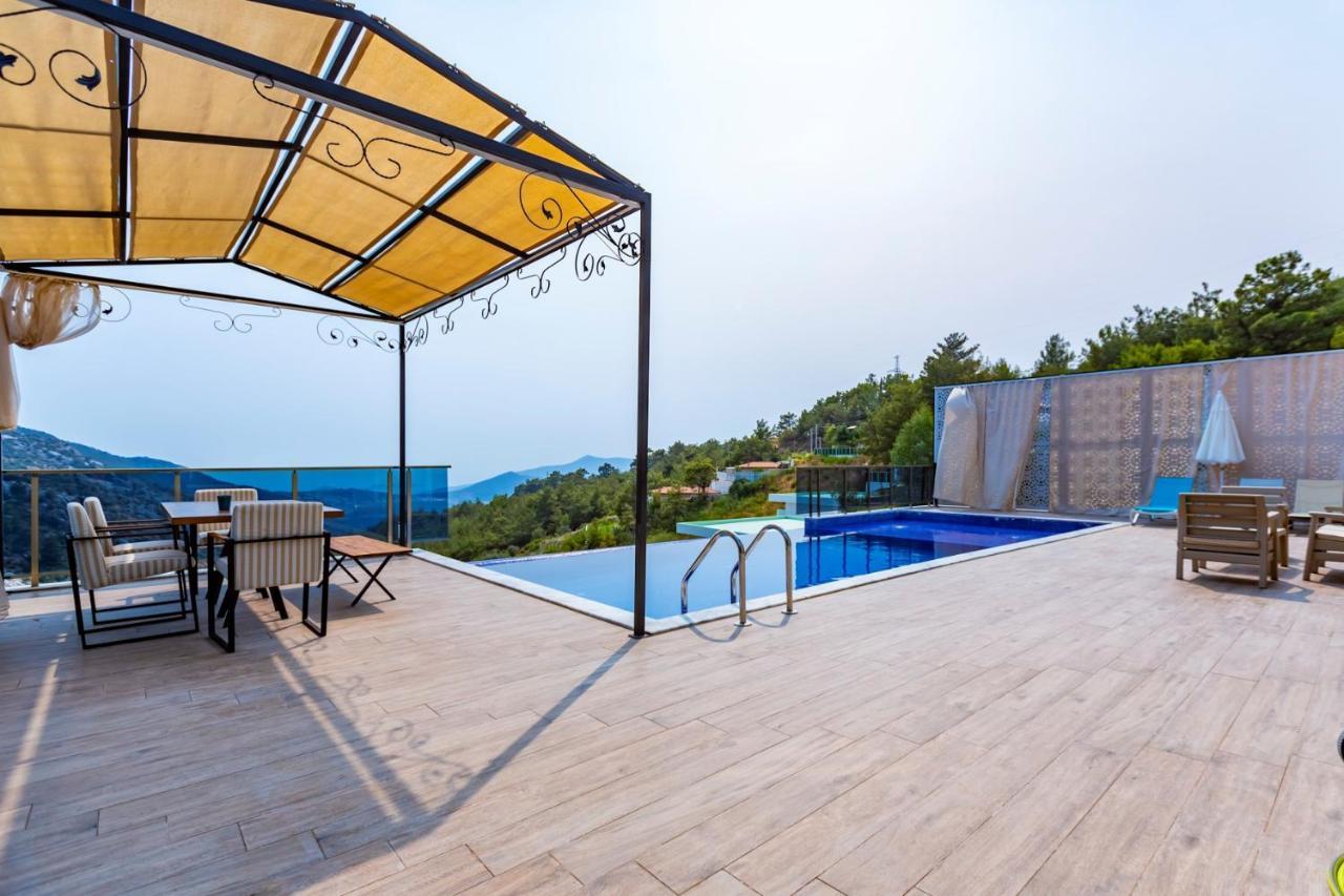 La Villa Celine- Xlarge Villa Complete Privacy In Nature, Pool With Wondeful View Kalkan Exterior photo